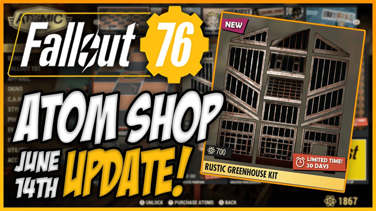 Fallout 76 Atomic Shop Update | June 14th - 21st
