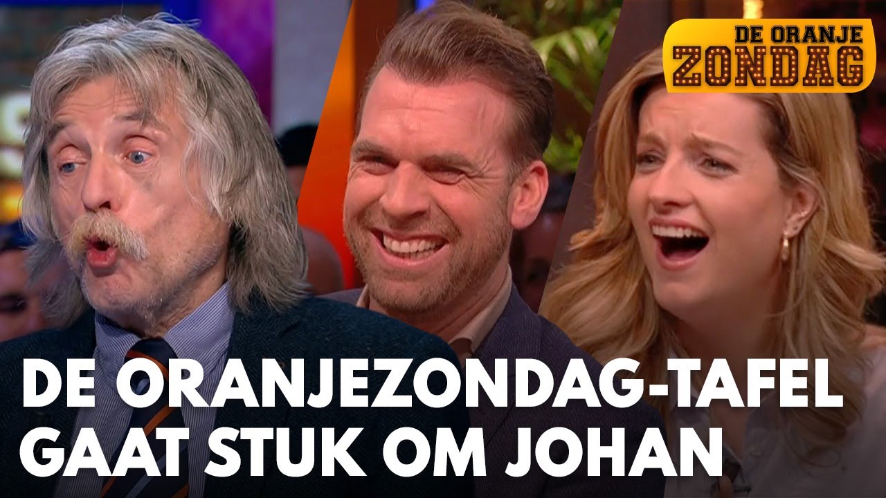 De Oranjezondag-tafel gaat stuk om beelden van Johan Derksen over de clitoris | DE ORANJEZONDAG