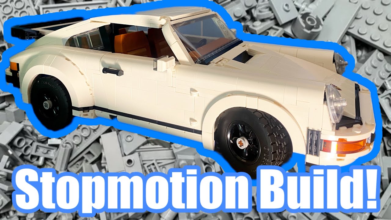 LEGO Icons Porsche 911 Stopmotion Build