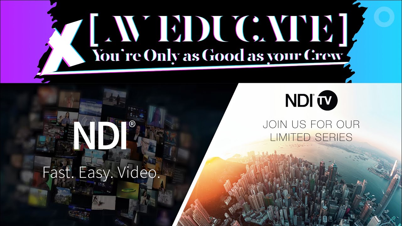 AV TECH TALKS: 15 - A DEEP DIVE ON HOW TO USE NDI (ONLINE TRAINING)