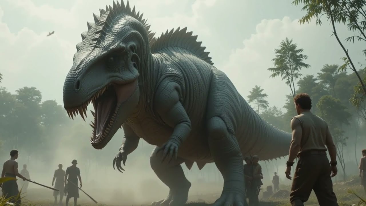 "They Thought It Was Just a Desert… Until the Dinosaur Appeared! 🦖😱"