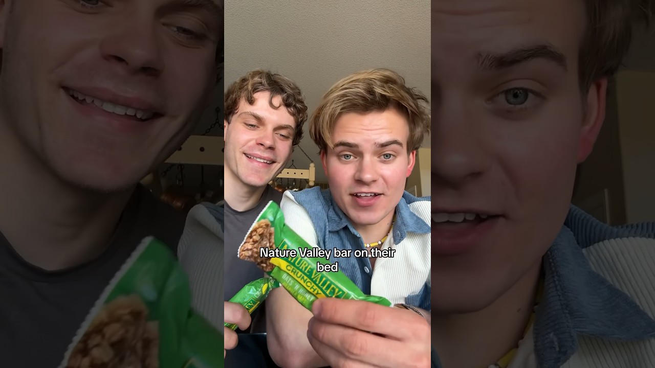 Who will spill less nature valley bar on our family&rsquo;s bed
