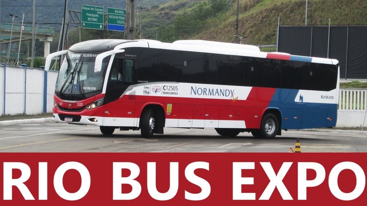 RIO BUS EXPO 2025  - Chegada dos ônibus