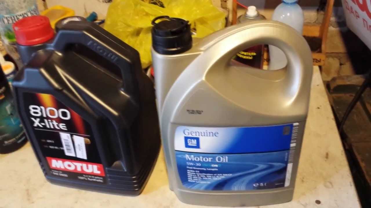 Проверка масла GM Dexos2 5W-30 на замерзание