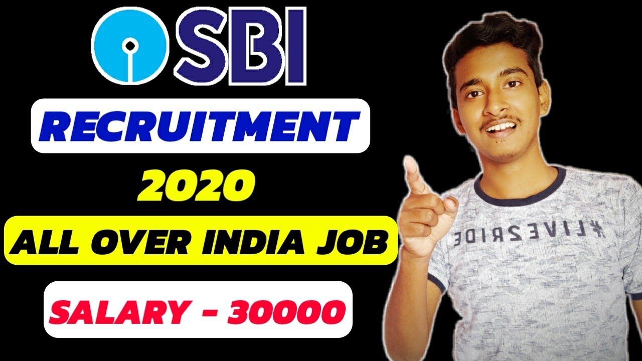 SBI bank recruitment 2020(for freshers)/Bank jobs 2020/Sbi bank jobs/ bank job vacancy