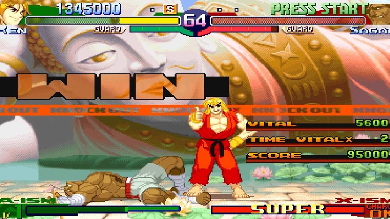 Street Fighter Alpha 3 - Ken playthrough