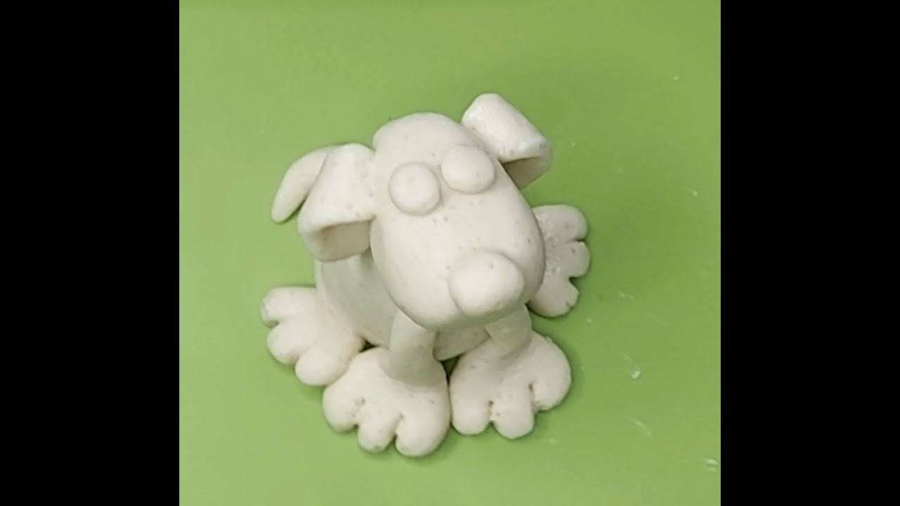 як зліпити песика з солоного тіста || how to make a dog out of salt dough || как слепить собаку