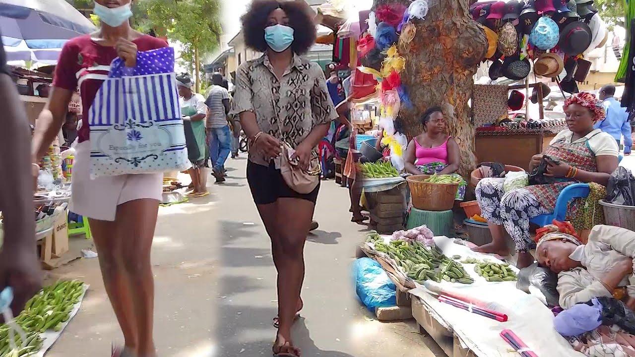 AMAZING MARKET OF AFRICA GHANA MAKOLA AFRICAN WALK VIDEOS
