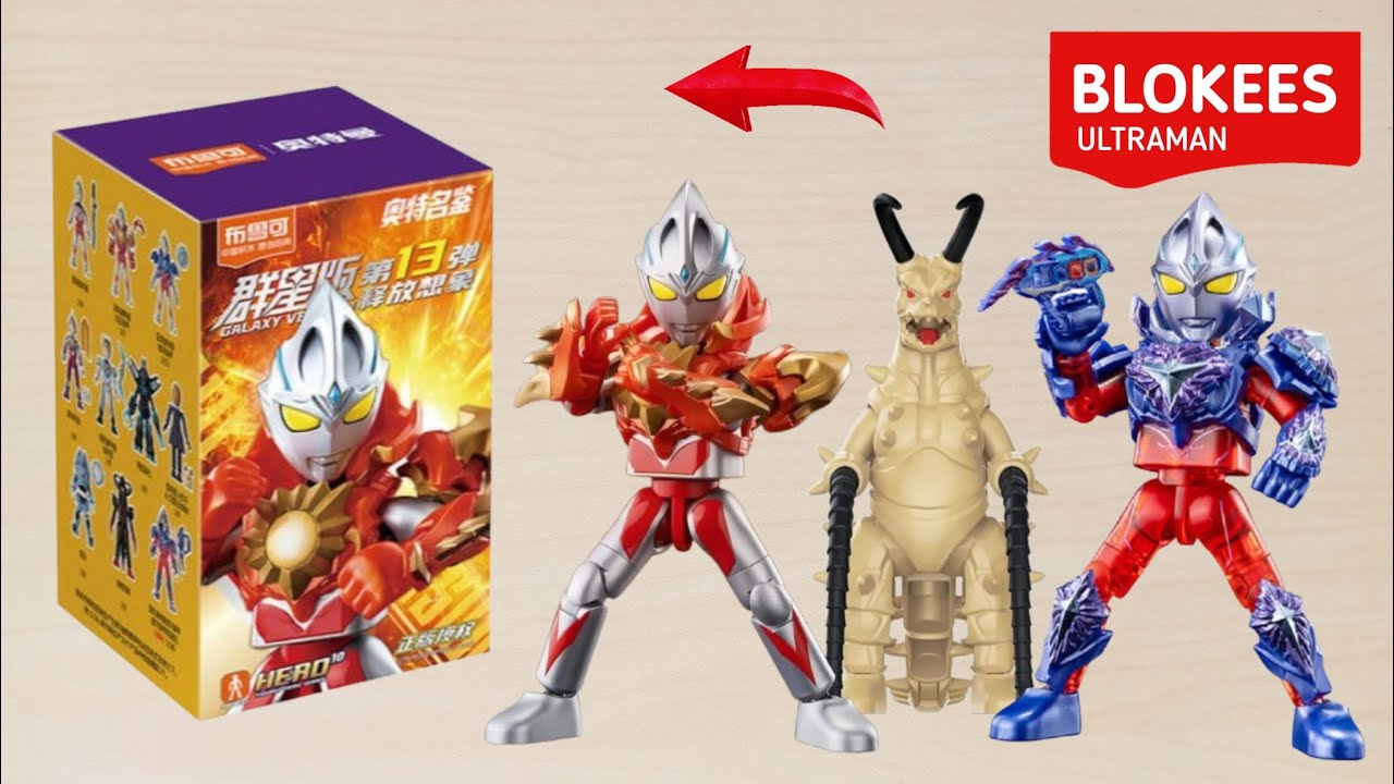 Unboxing 3 Box Blokees Ultraman Galaxy Version Vol 13 Lagi !! Demi Dapetin Karakter ULTRAMAN ARC !!
