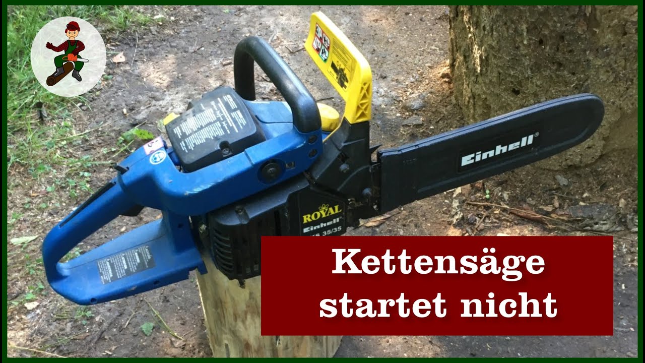 Einhell Kettensäge startet nicht - Motorschaden