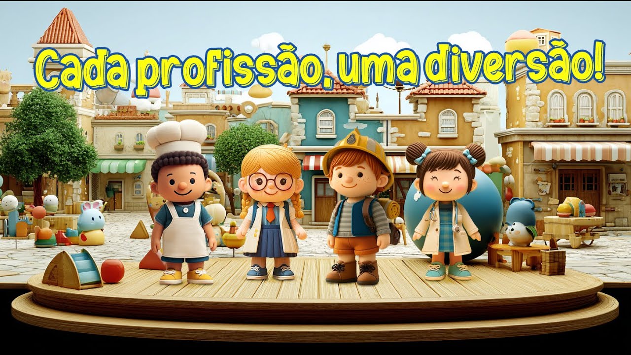 Na Cidade Das Profissões! - Música Infantil sobre profissões