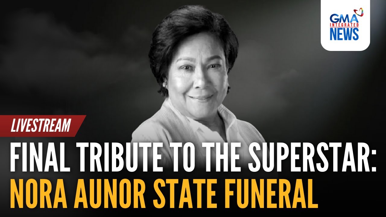 Final Tribute to the Superstar - Nora Aunor State Funeral (April 22, 2025) | GMA Integrated News
