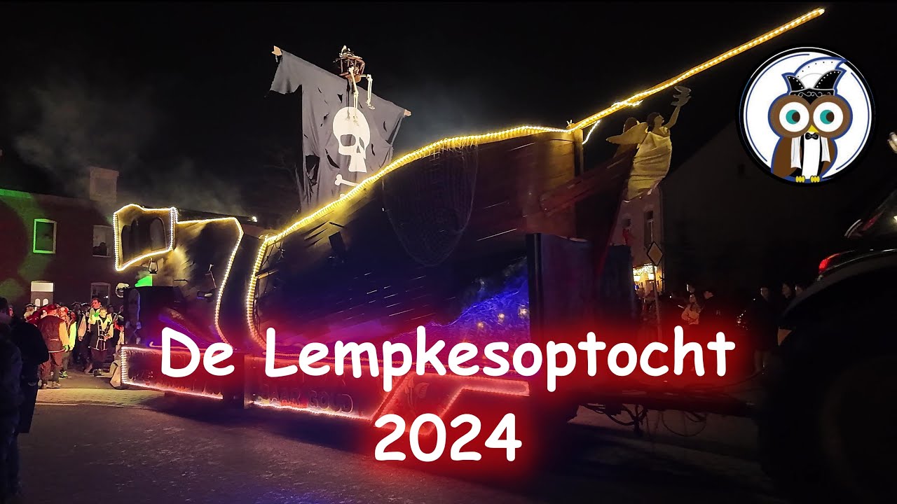 The Lempkesoptocht (carnaval light parade) of Carnavals organisation de Ülle Partij - Wittem 2024