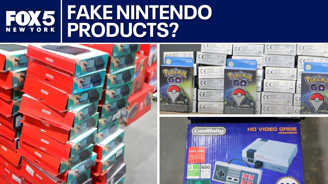 Man arrested for allegedly selling fake Nintendo products