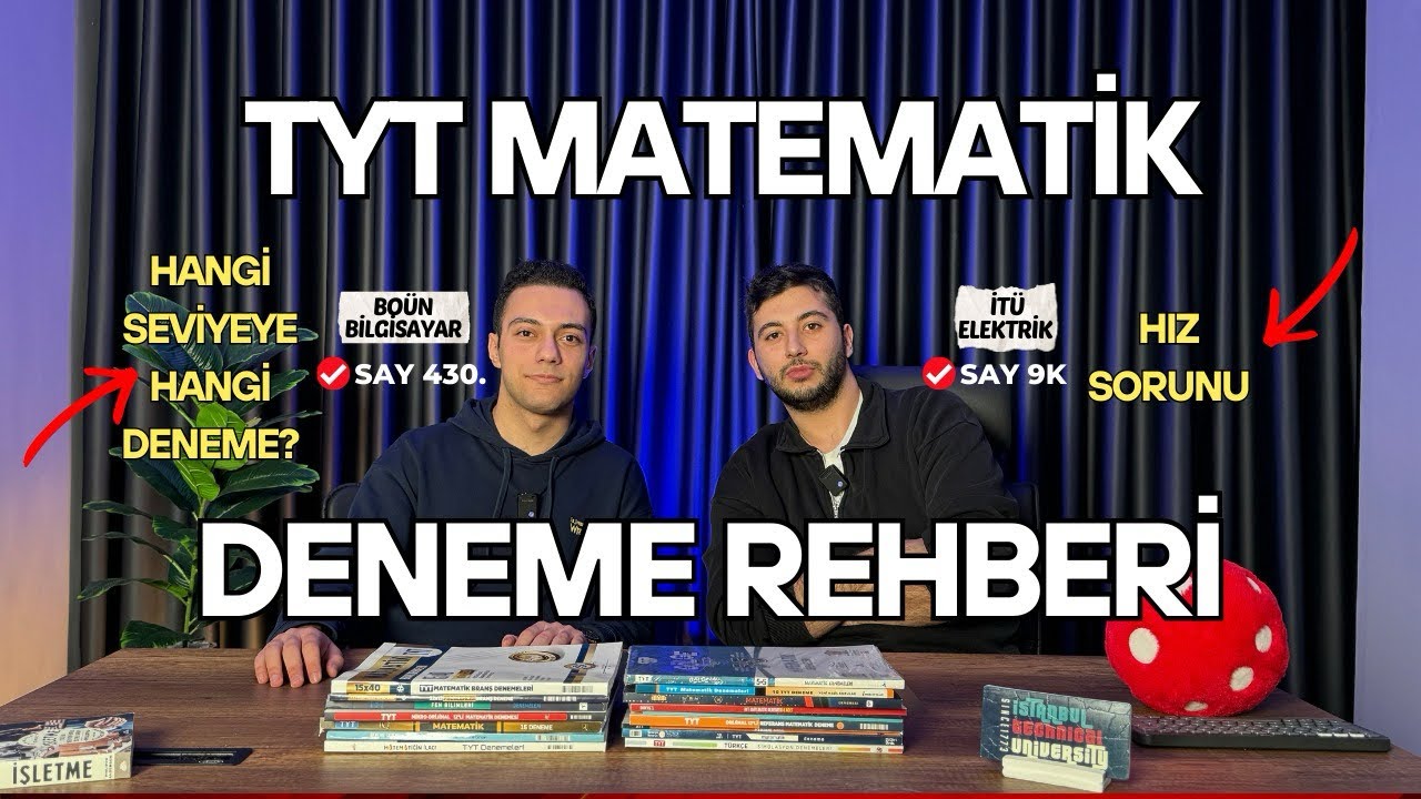 TYT MAT NET ARTIŞI + HIZLANMA | DENEME ÖNERİLERİ #yks2026 