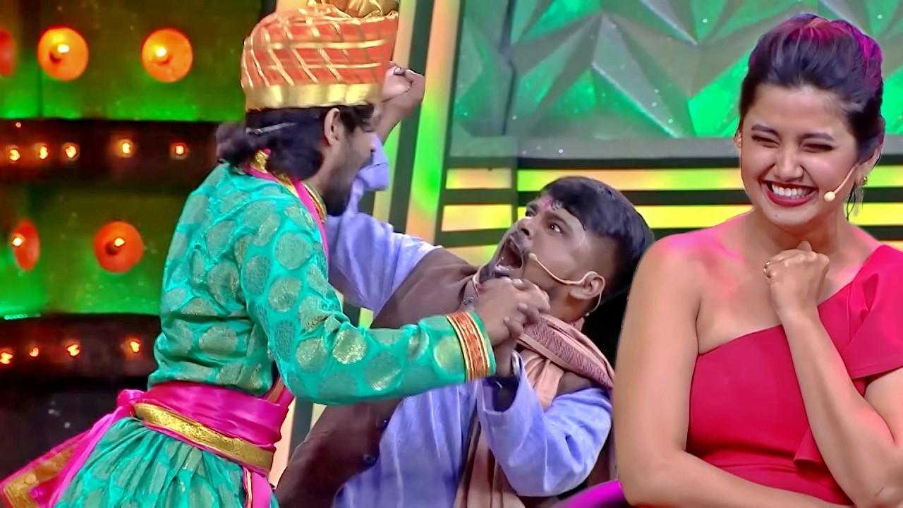 प्राजक्ताच्या प्रेमासाठी ओंकार आणि प्रथमेश भिडले एकमेकांसोबत - Maharastrachi Hasya Jatra Episode 50