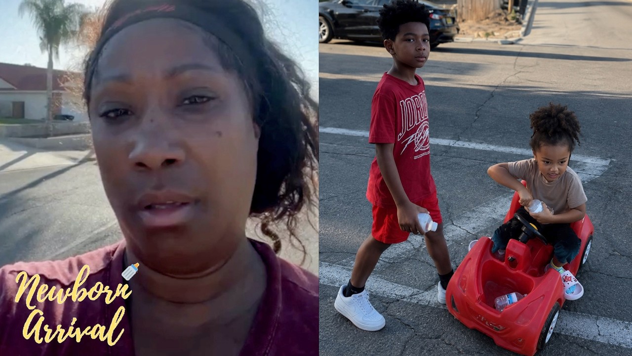 Jaidyn Alexis Lets Blueface Mom Karlissa Take Javaughn & Pinkface For A Morning Walk! 🚶🏾&zwj;♂️