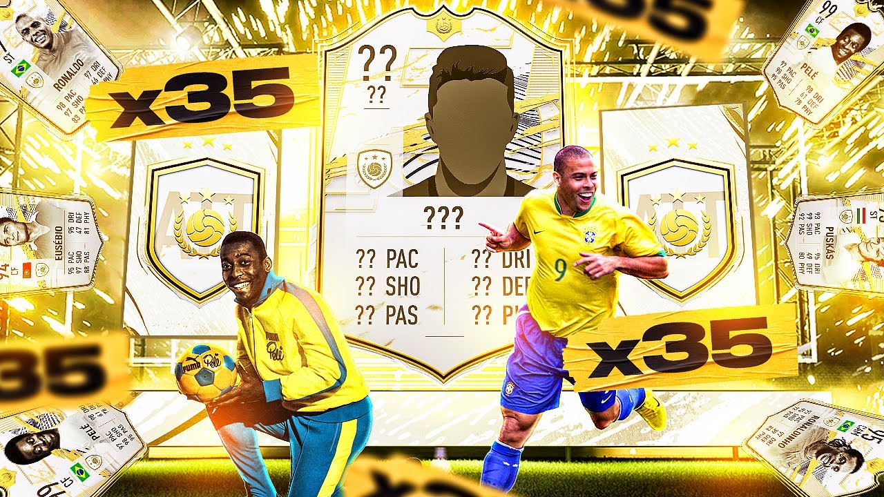 35 Guaranteed Icon Attacker Packs! FIFA 21