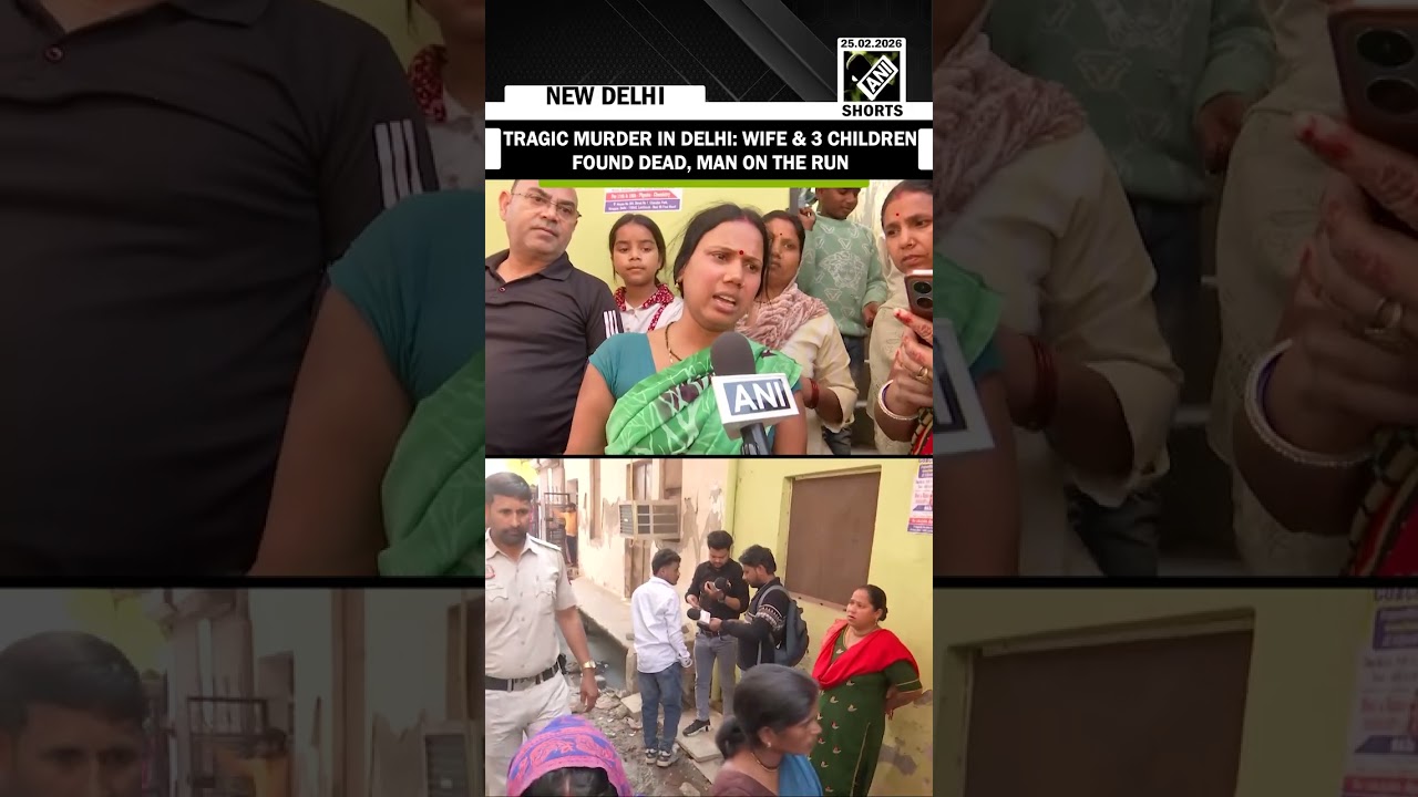 Wife & three children found murdered in Chandan Park, Delhi; husband on the run, Police investigate