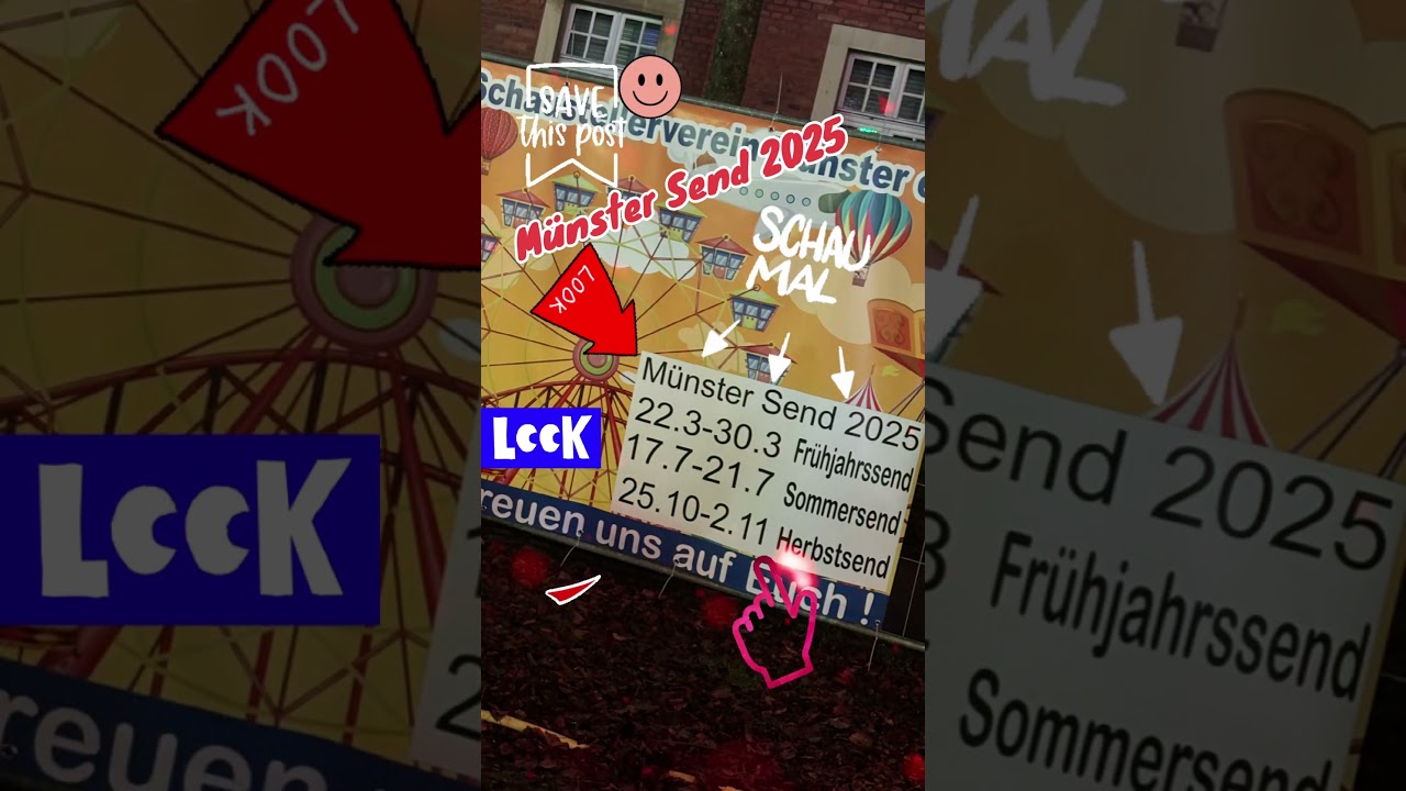 M&uuml;nster Send Termine 2025🤩 #kirmes #kirmes2025 #kirmesmomente #m&uuml;nstersend2025 #Kirmesfeeling