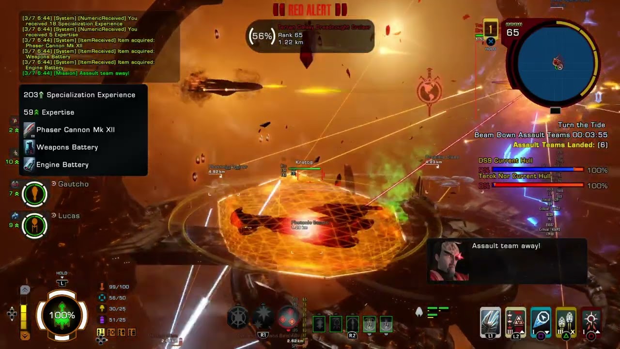 Star Trek Online legendary Negh'var Vs Counterpoint Dreadnoughts & Terok Nor