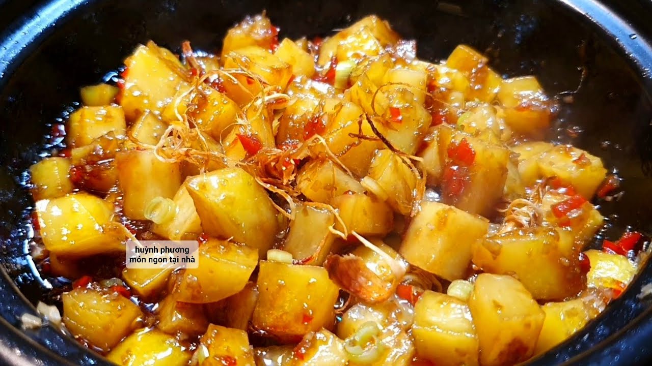 Làm KHOAI TÂY theo cách này ăn chay hao cơm lắm