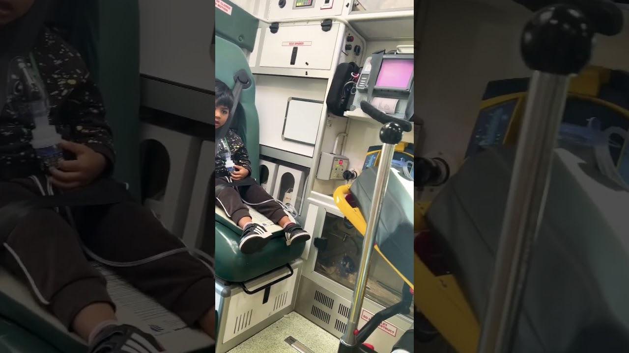 Inside the Ambulance 🚑 #ambulance #hospital  @extraflavouruk05