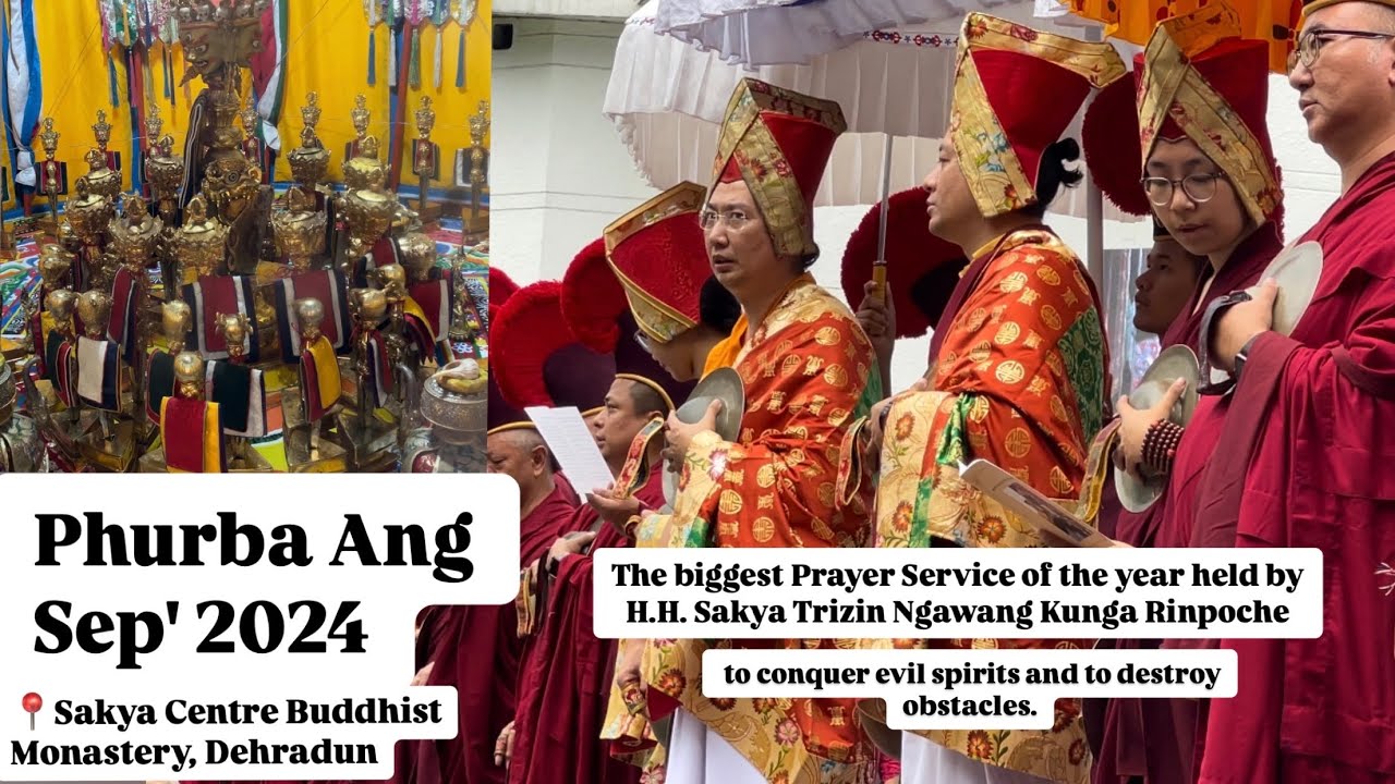 Phurba Ang 2024 | H.H.The Sakya Trizin Ngawang Kunga | Dehradun Sakya Monastery