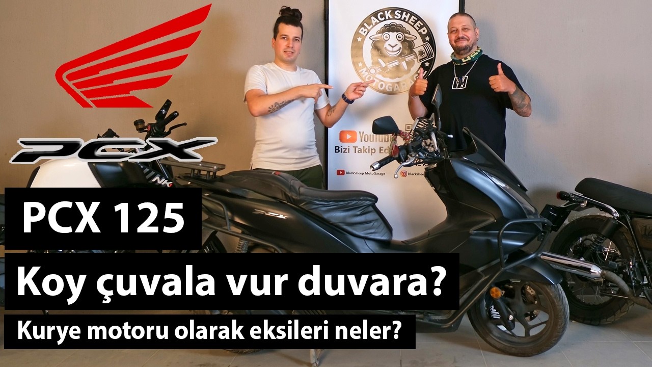 Honda PCX 125 Detaylı İnceleme ve Gerçek Kullanıcı Deneyimleri | Kurye Motosikleti Olur mu?