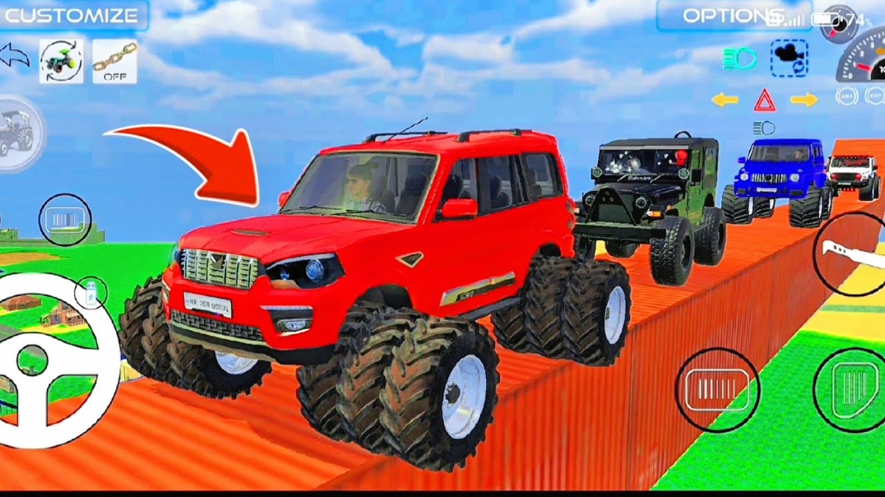 Drive Scorpio s11 & Unloading Stone From Dumper Truck in Game🔥Android gameplay| Scorpio modification