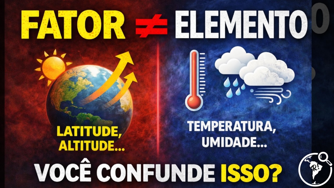 Fatores Climáticos: o erro que mais reprova em Geografia