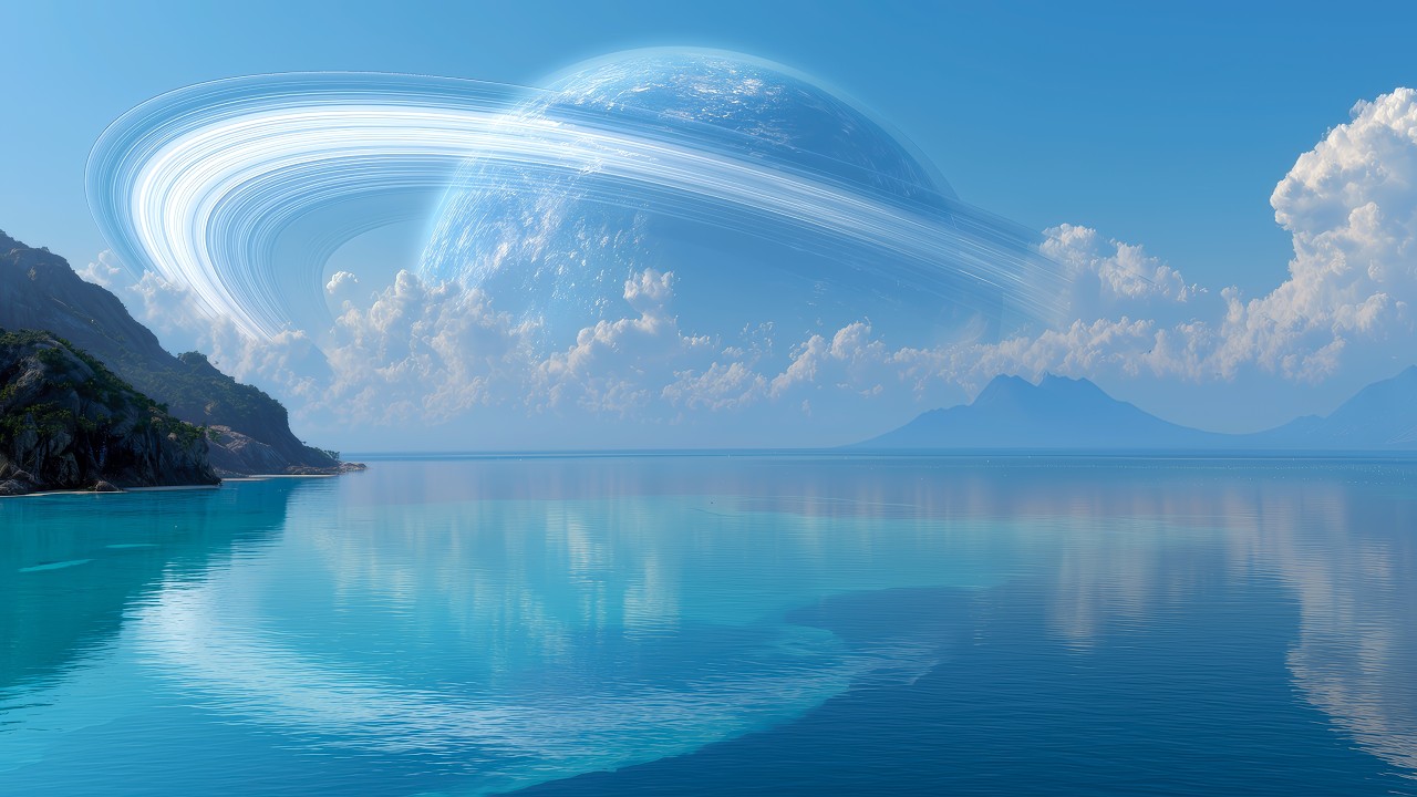 Blue Ascendant | Ocean Planet Soundscape | Sci-Fi Ambient Music for Sleep & Deep Focus
