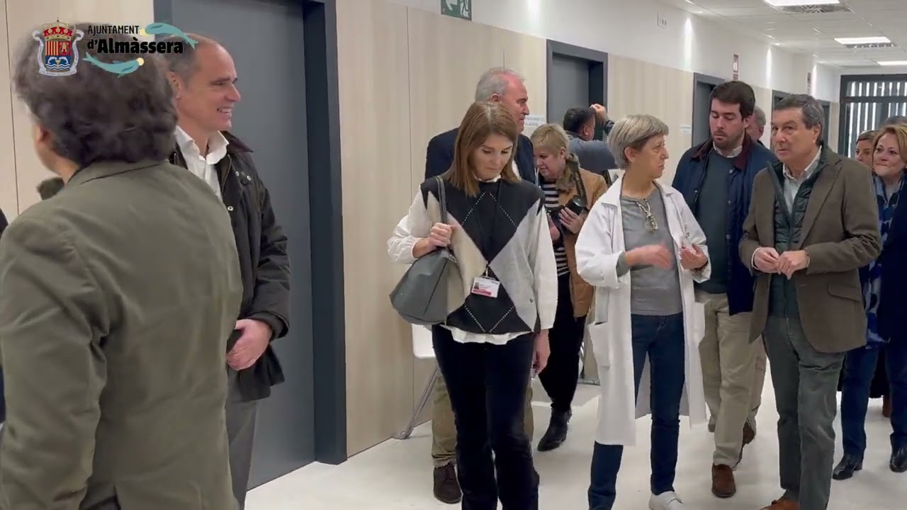 Visita del Conseller Marciano Gomez a la apertura de la Primera Fase del Centro Salud de Almàssera