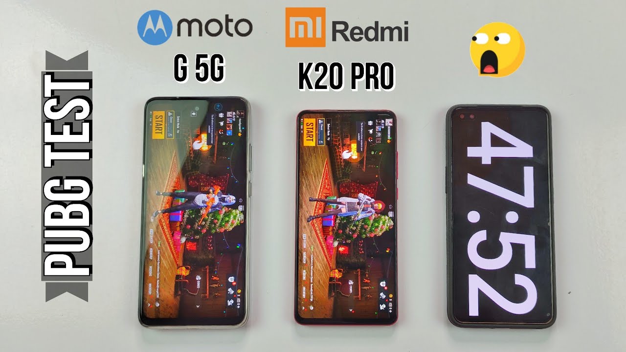 Moto G 5G vs Redmi k20pro Pubg Test & Battery Test | 🔥