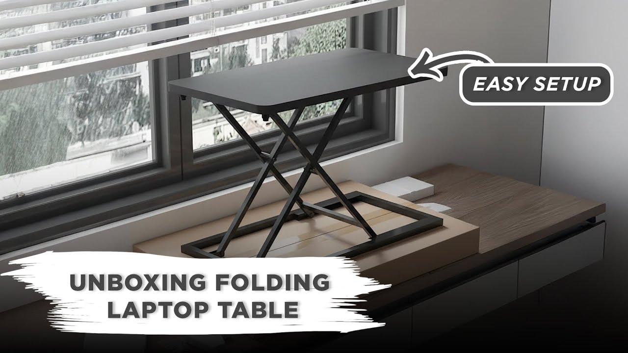 Unboxing TARKAN Standing Desk Riser | Perfect Sit-to-Stand Table for Laptop & Monitor -Techpolarity