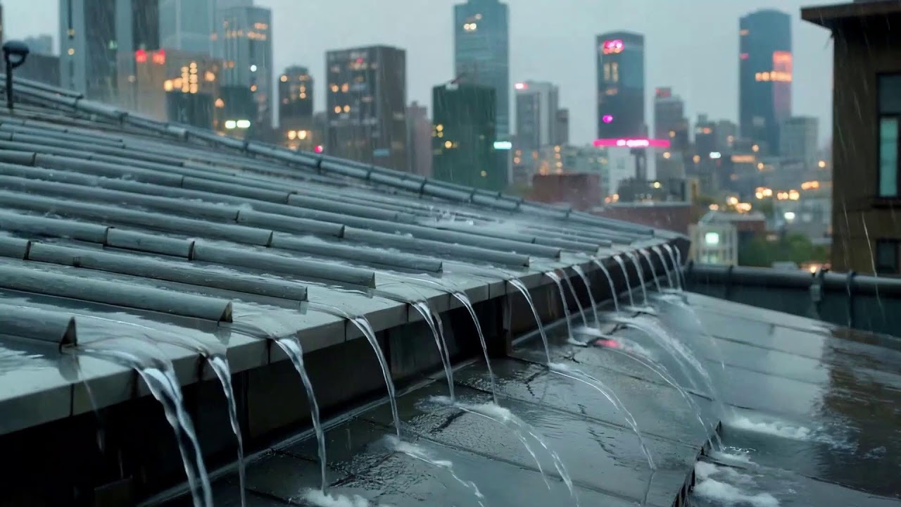 Realistic Rain Sounds for Sleeping 🌧️ | Thunder & Rain on Roof – 99% Fall Asleep Fast