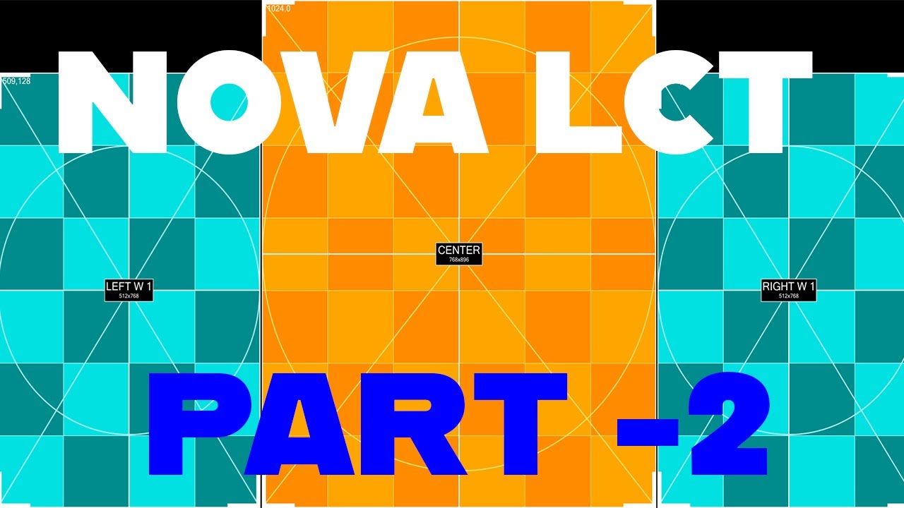 Two Or More Led Wall configure with ONE Processor  PART 2 /NOVA LCT