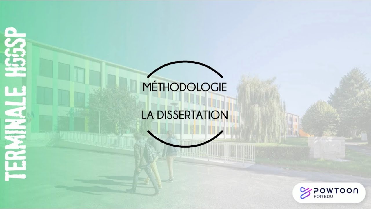 TERMINALE HGGSP MÉTHODOLOGIE LA DISSERTATION