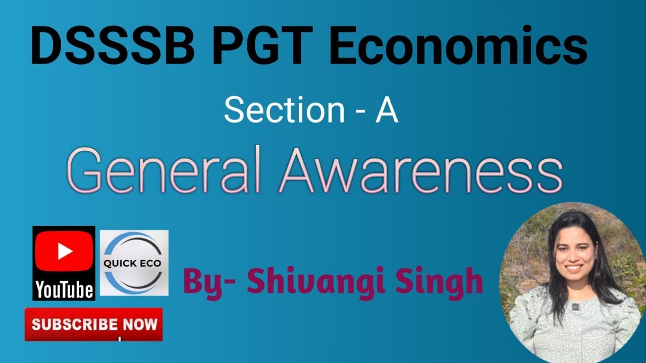 DSSSB 2023 SECTION -A | GENERAL AWARENESS |  GA #DSSSB