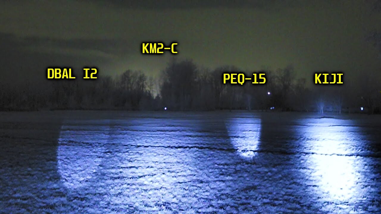BE Meyers KIJI vs Surefire Vampire vs Full Power Illuminator Performance Comparison