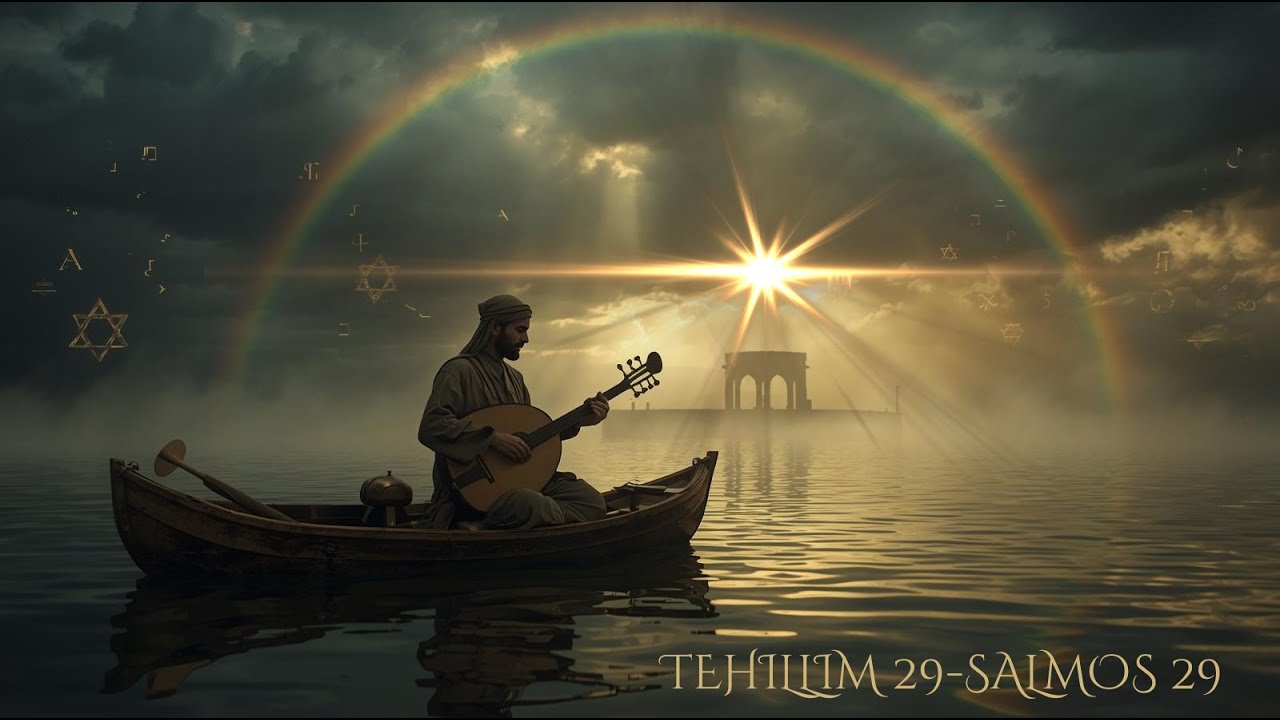 🌟🕯️ Tehillim 29 &ndash; Salmo 29   La Voz del Alt&iacute;simo sobre las Aguas 🌊✨🎶🪕🔥