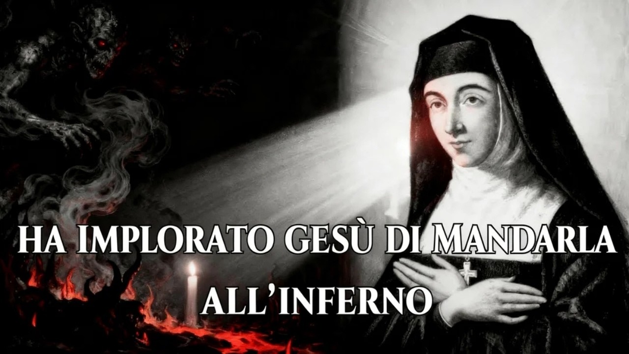 Santa Margherita Maria Alacoque Vide l’Inferno e Pregò Gesù di Andarci al Posto degli Altri