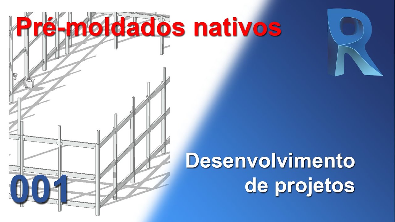 O Revit já pensou nos pilares e vigas pré-moldadas. Você sabe onde estão?