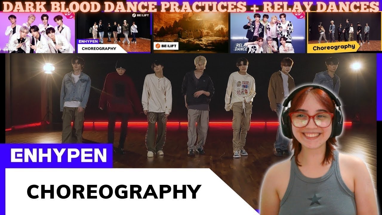 ENHYPEN | Dance Practices & Relay Dances: 'Bite Me' + 'Sacrifice(Eat Me Up)' + 'Chaconne' | Reaction