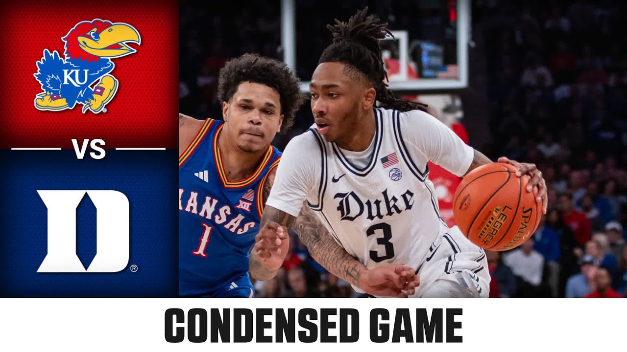 Kansas vs Duke Condensed Game | 2025-26 ACC Men's Basketball