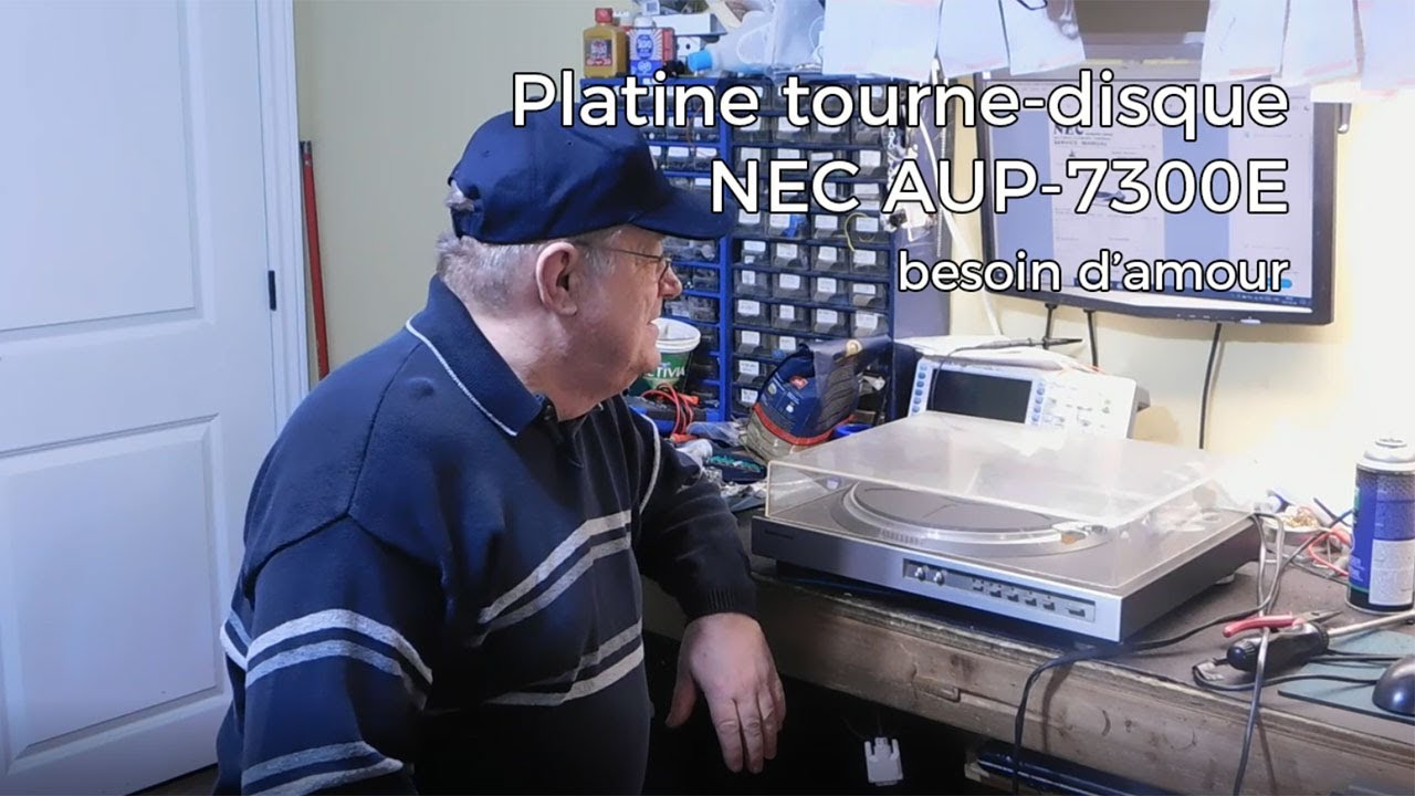 Platine tourne-disque NEC AUP-7300E | SJC Électronique