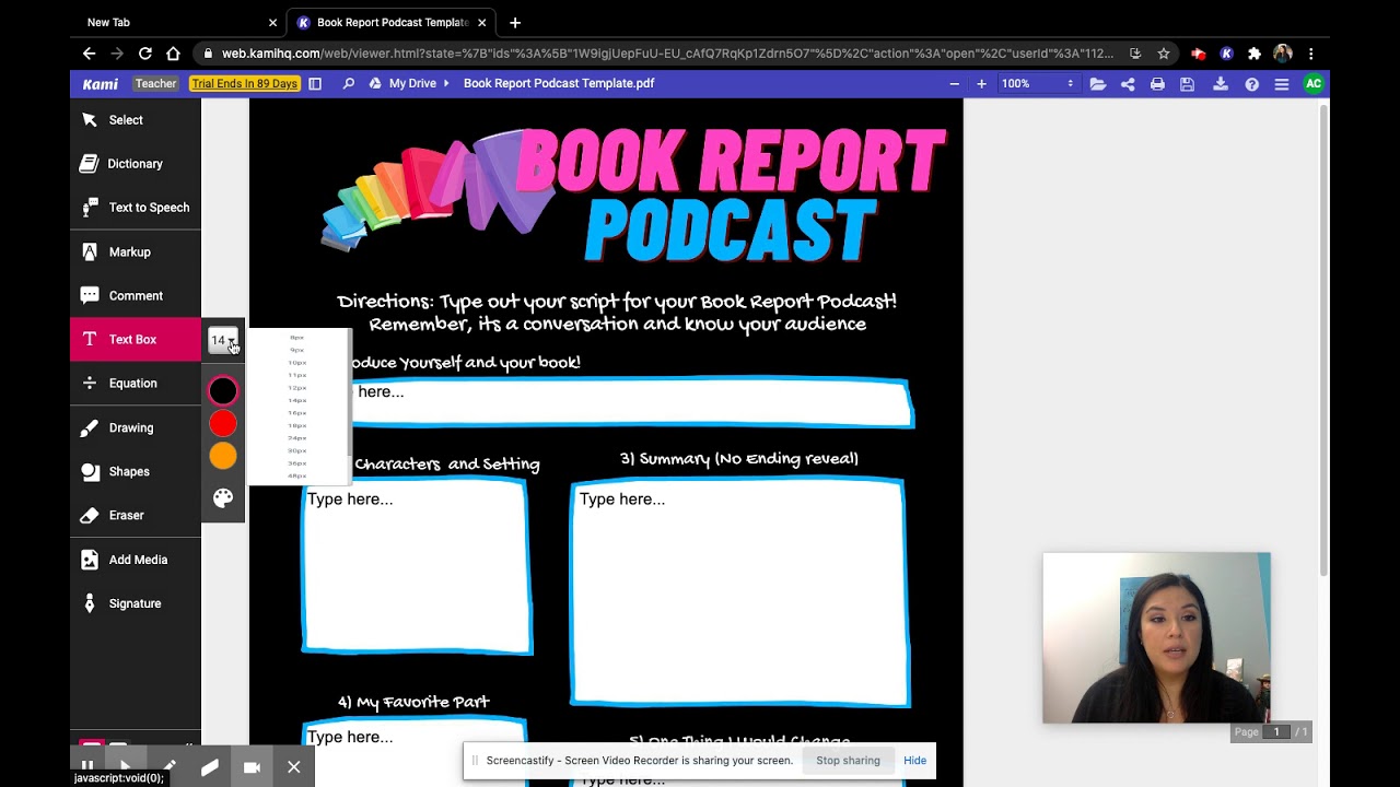 Using Kami For Google Chrome Part I