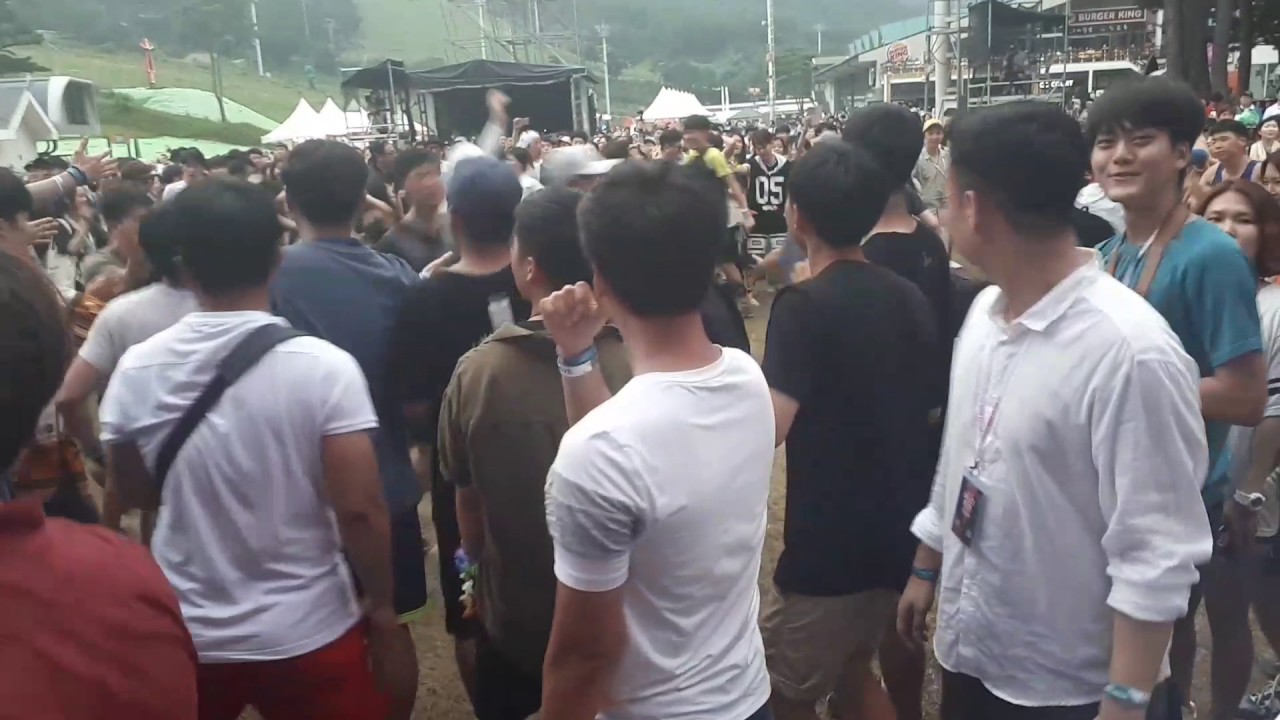 The Amazons-NightDriving 슬램 @ jisan valley rock festval