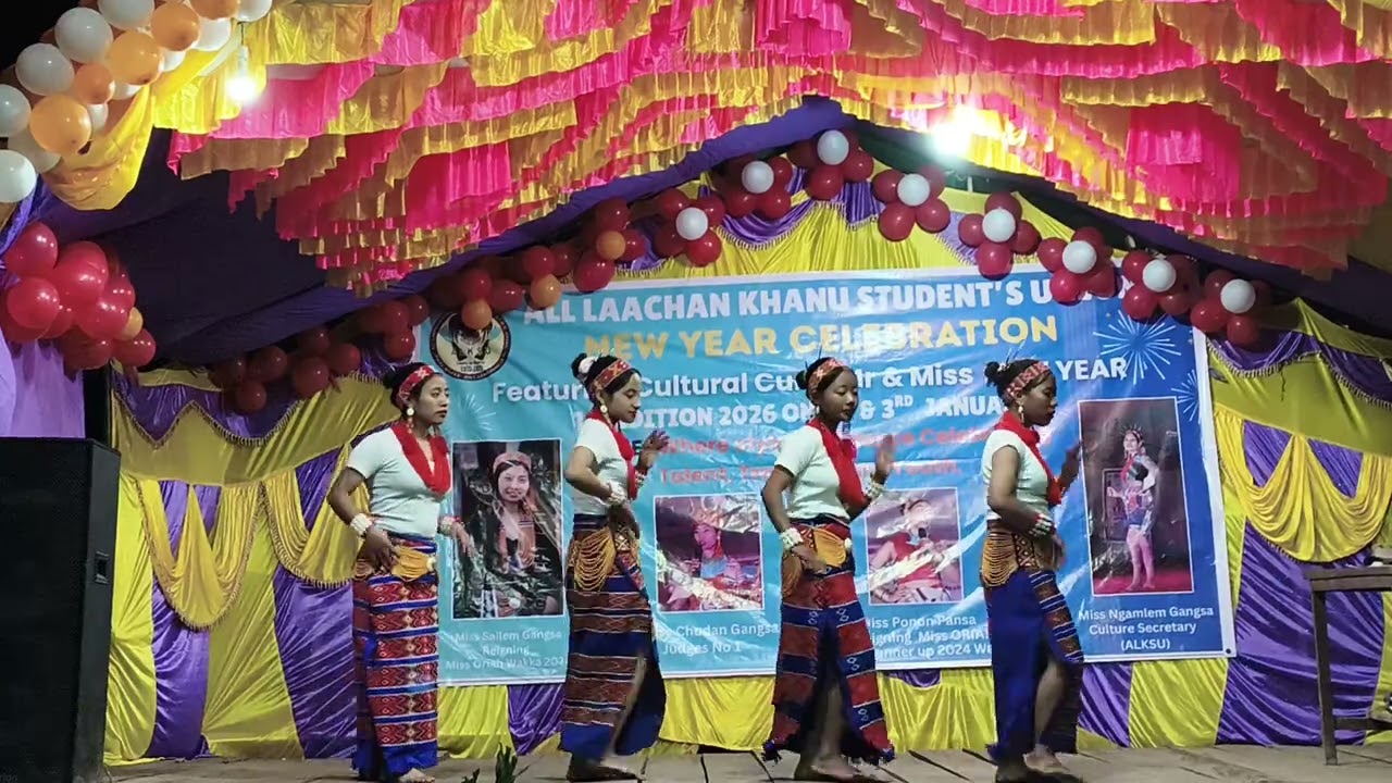 Group dance Competition by Chansoy colony at Khanu village