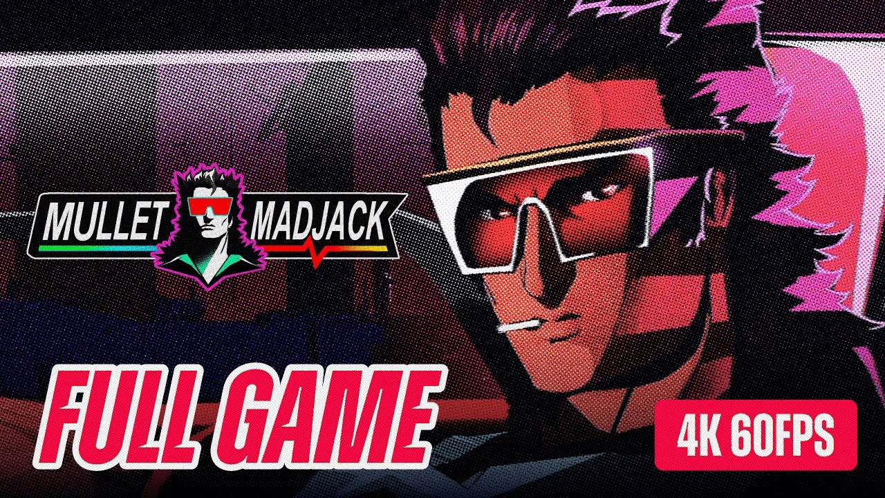 MULLET MADJACK | Full Game Playthrough 4K 60FPS | High-Dopamine Action FPS - No Commentary